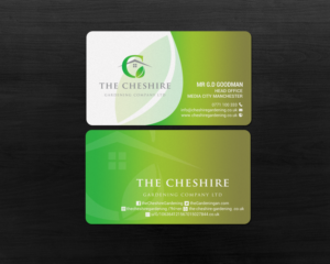 Business Card Design by chandrayaan.creative for The Cheshire Gardening Company Ltd | Design: #15418596