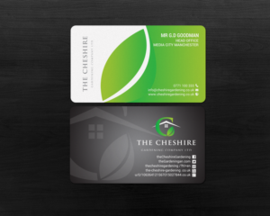 Business Card Design by chandrayaan.creative for The Cheshire Gardening Company Ltd | Design: #15418597
