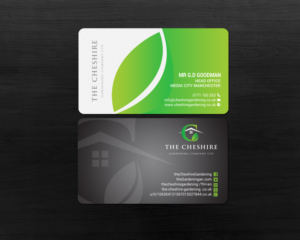 Business Card Design by chandrayaan.creative for The Cheshire Gardening Company Ltd | Design: #15449381