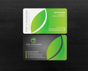 Business Card Design by chandrayaan.creative for The Cheshire Gardening Company Ltd | Design: #15449560