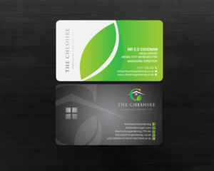 Business Card Design by chandrayaan.creative for The Cheshire Gardening Company Ltd | Design: #15470235