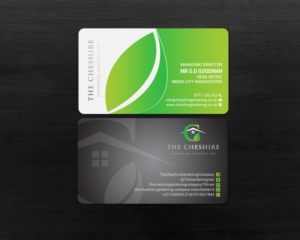 Business Card Design by chandrayaan.creative for The Cheshire Gardening Company Ltd | Design: #15513268