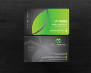 Business Card Design by chandrayaan.creative for The Cheshire Gardening Company Ltd | Design: #15570631