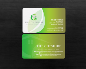 Business Card Design by chandrayaan.creative for The Cheshire Gardening Company Ltd | Design: #15570632
