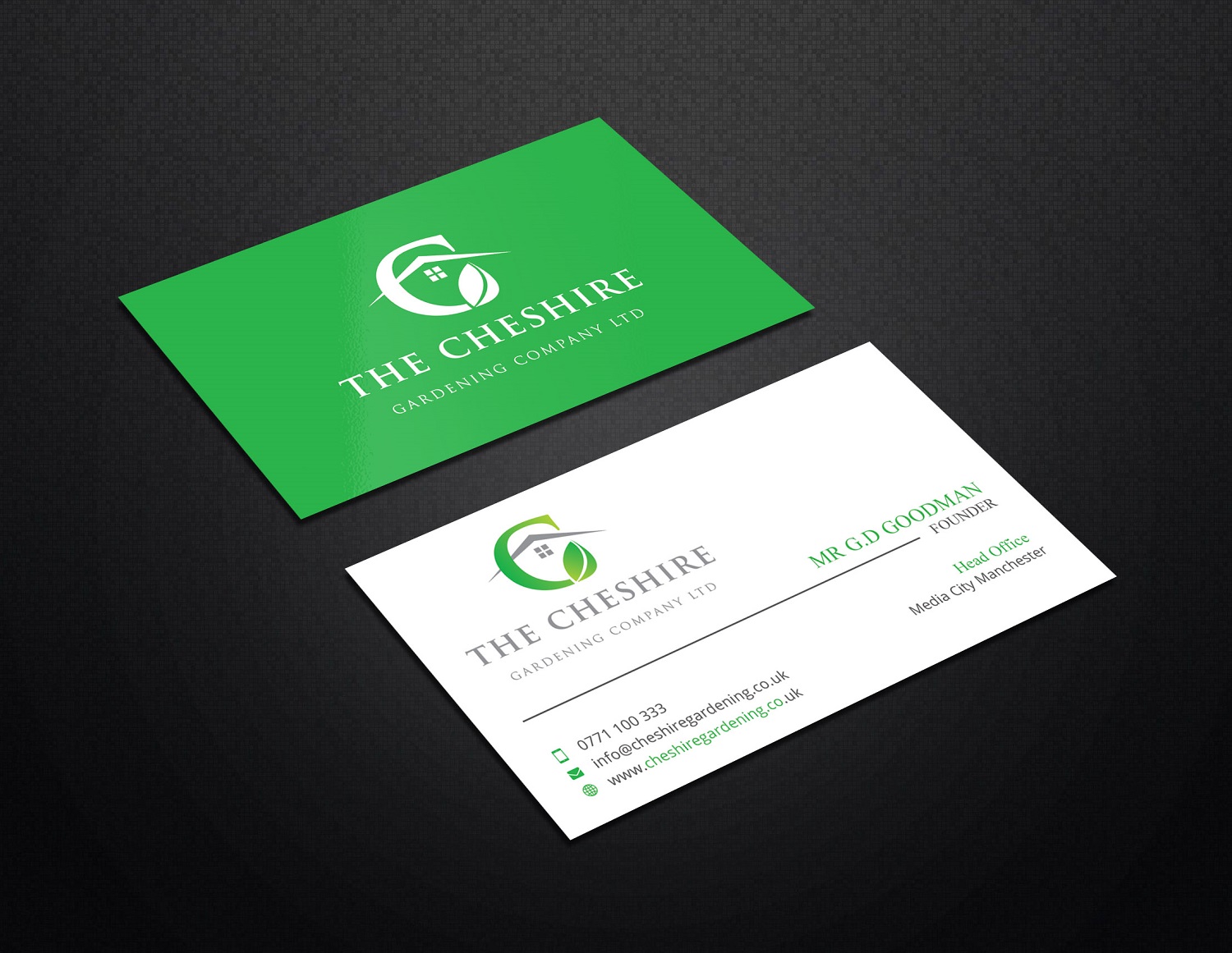 Business Card Design by Graphic Flame for The Cheshire Gardening Company Ltd | Design #15454433