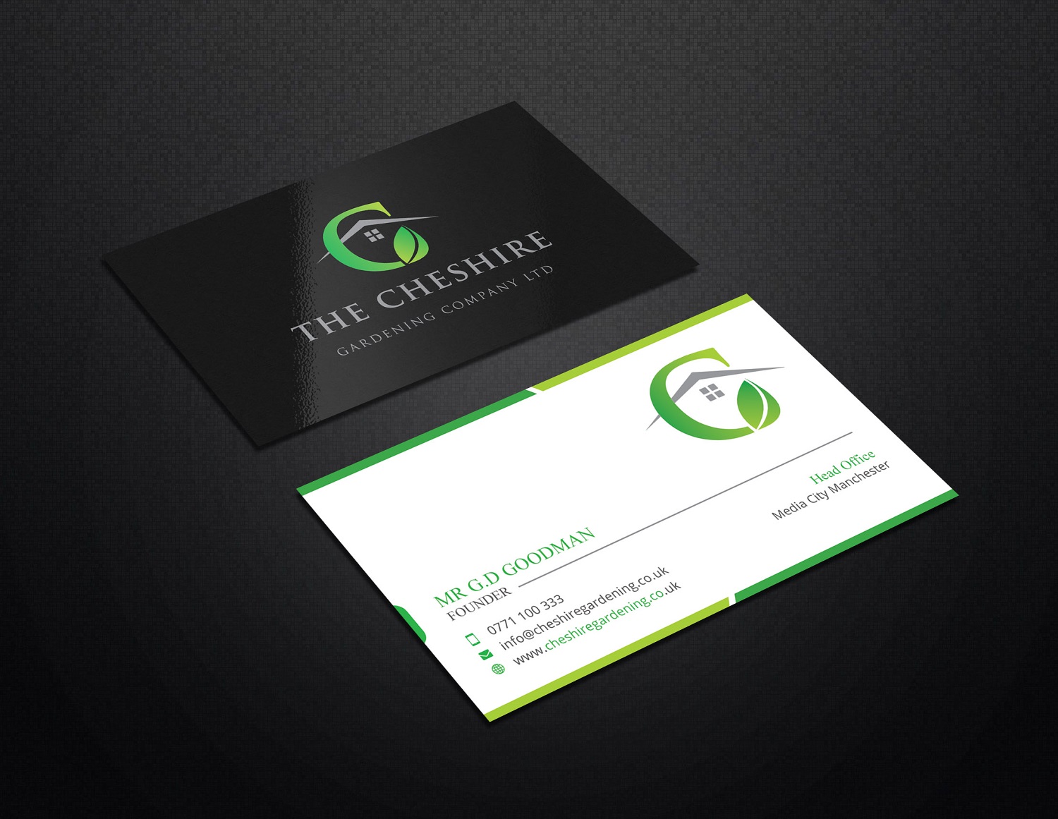 Visitenkarten-Design von Graphic Flame für The Cheshire Gardening Company Ltd | Design #15454460