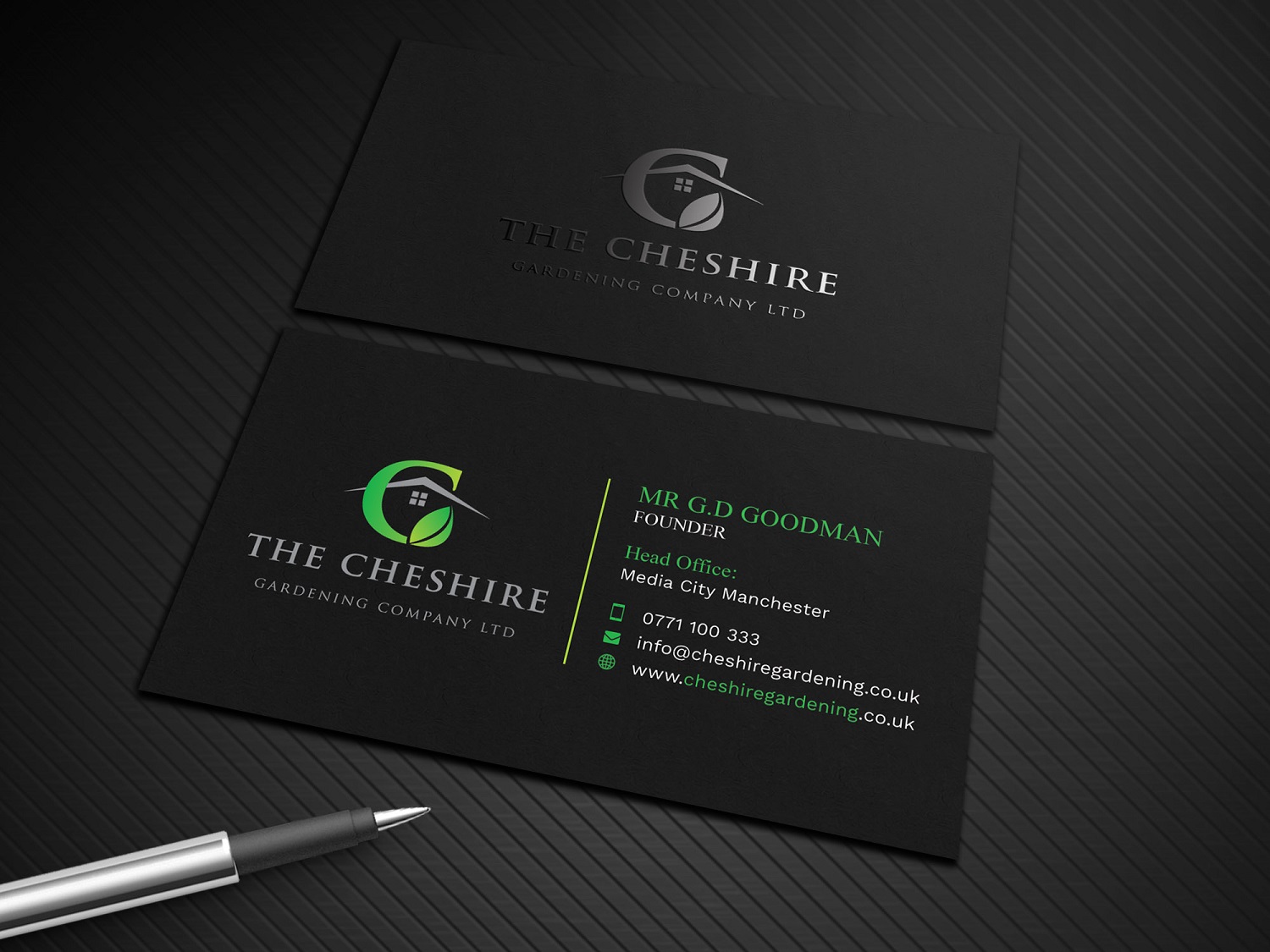 Design de Carte de Visite par Graphic Flame pour The Cheshire Gardening Company Ltd | Design #15454492