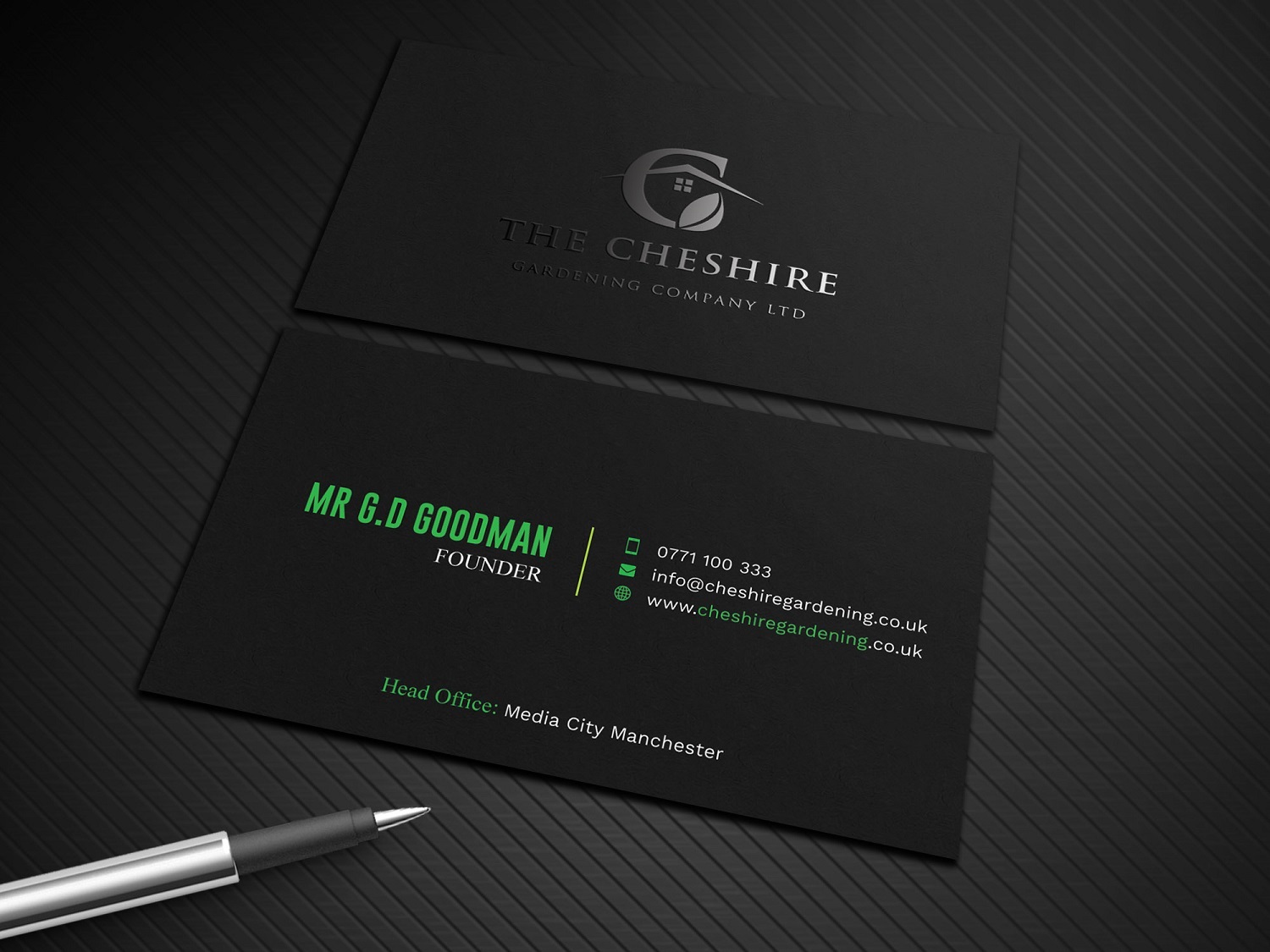 Diseño de Tarjeta de Presentación por Graphic Flame para The Cheshire Gardening Company Ltd | Diseño #15454495