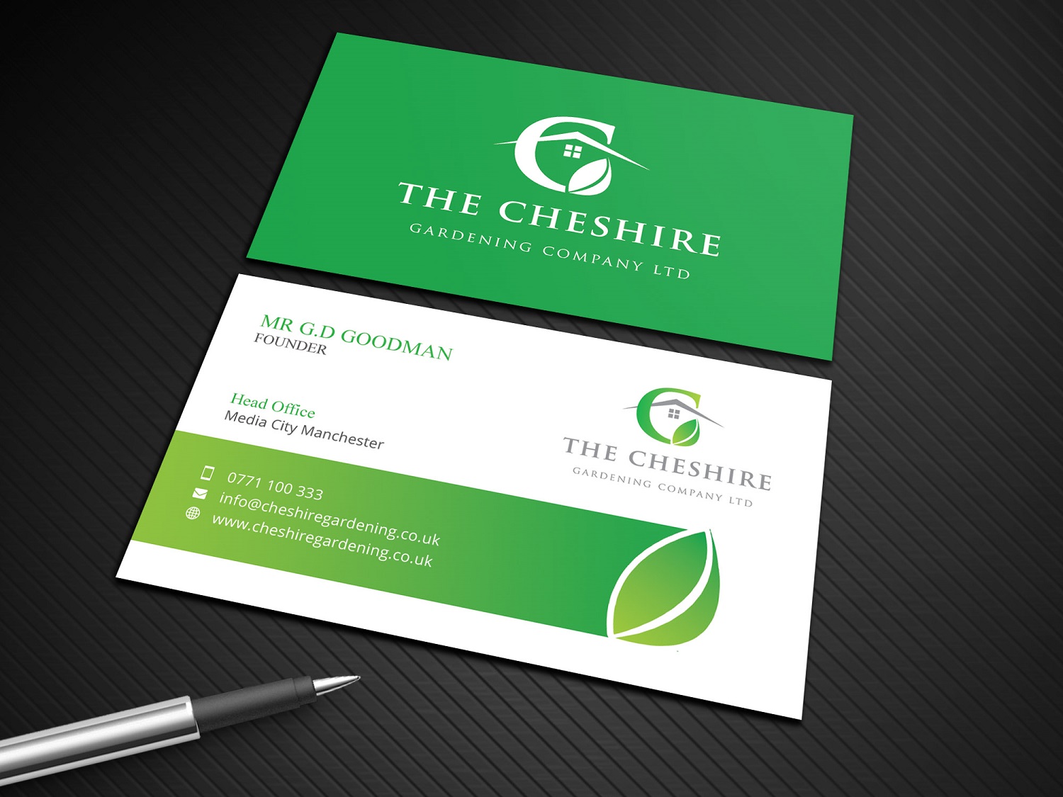 business card design by rongar for business card design project for the cheshire gardening company - Garden Design Business Cards business card design by rongar for business card design project for the cheshire gardening company - Garden Design Business Cards