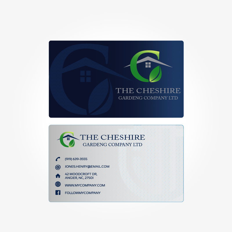 Visitenkarten-Design von hicher azzeddine für The Cheshire Gardening Company Ltd | Design #15502528