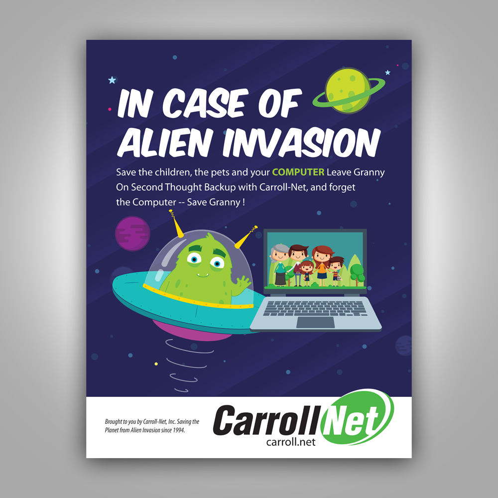 Poster Design by earldesigns for Carroll-Net, Inc. | Design #15418636