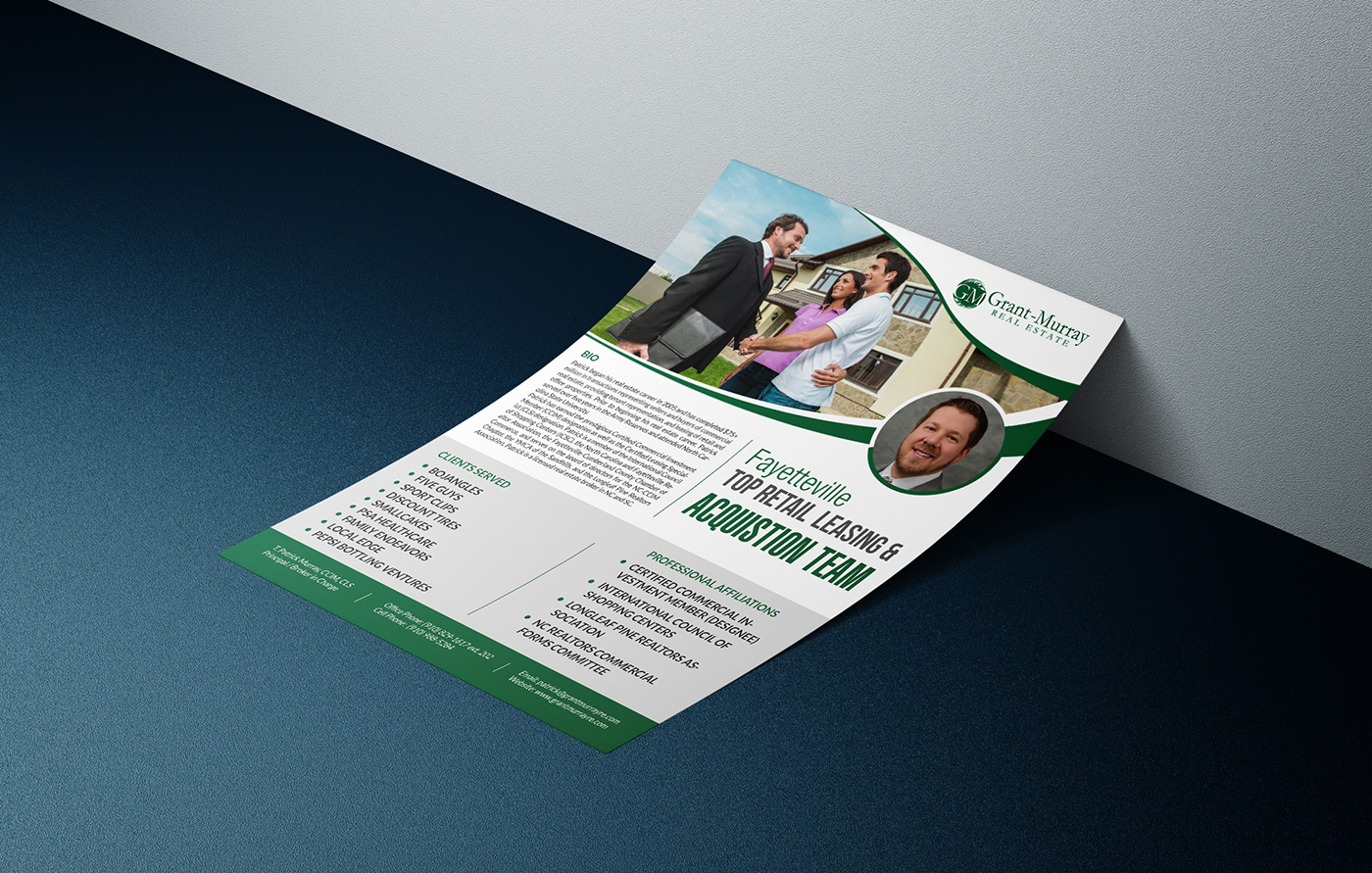 Diseño de Flyer por creative.bugs para Grant-Murray Real Estate | Diseño #15402024