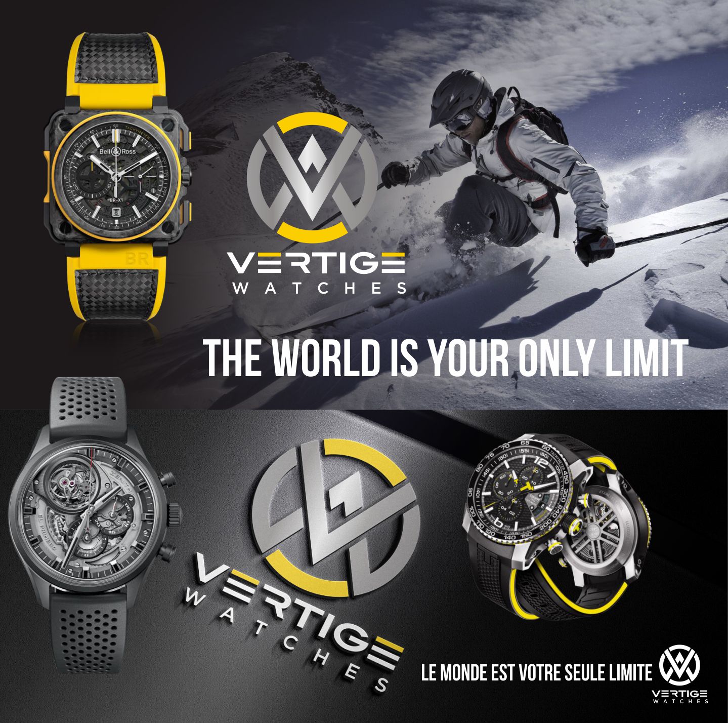 Logo Design by Mariono Fx for Vertige-Watches | Design #15385223