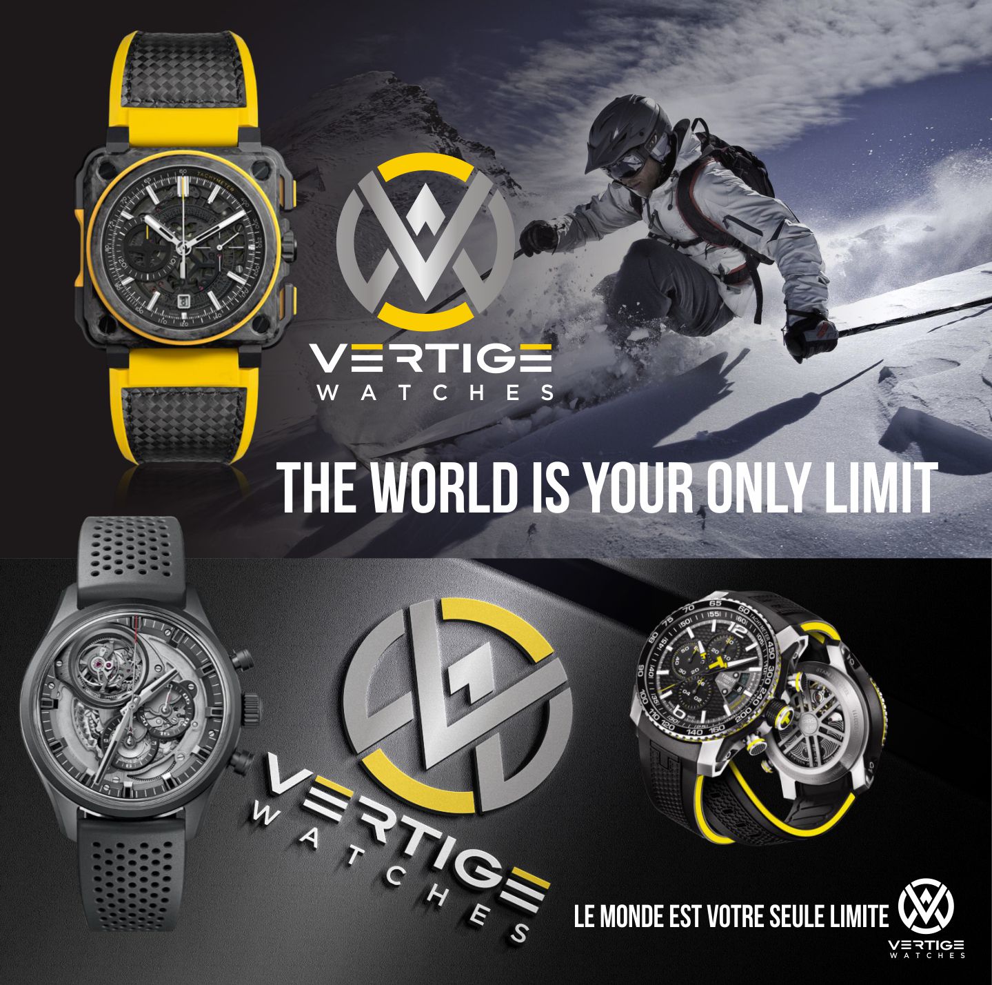 Logo Design by Mariono Fx for Vertige-Watches | Design #15386484