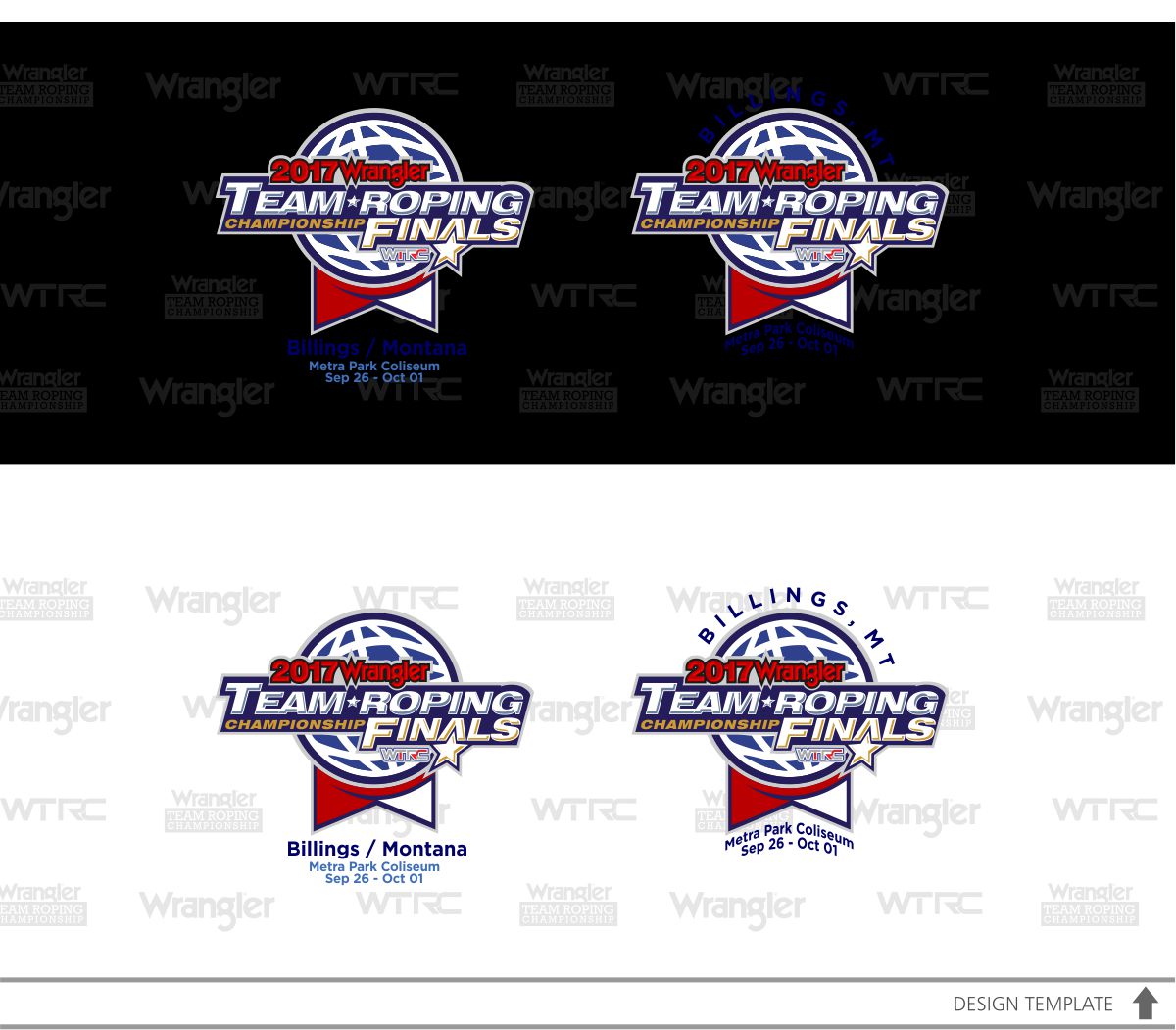 Logo Design by DesignMX (Renan Mejia) for Wrangler Team Roping Championships | Design #15582250