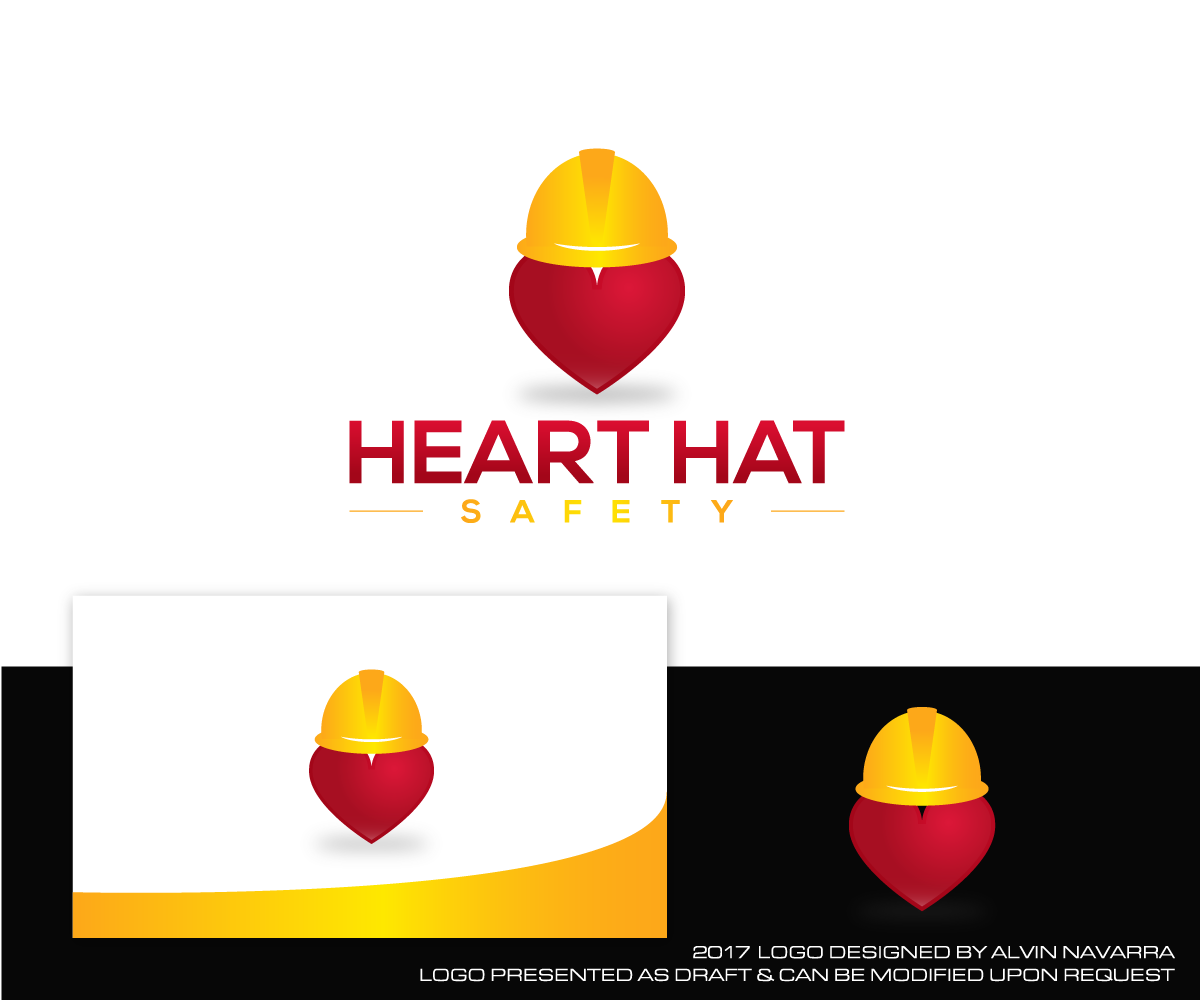 Logo Design by alvinnavarra for Heart Hat Safety | Design #15445197