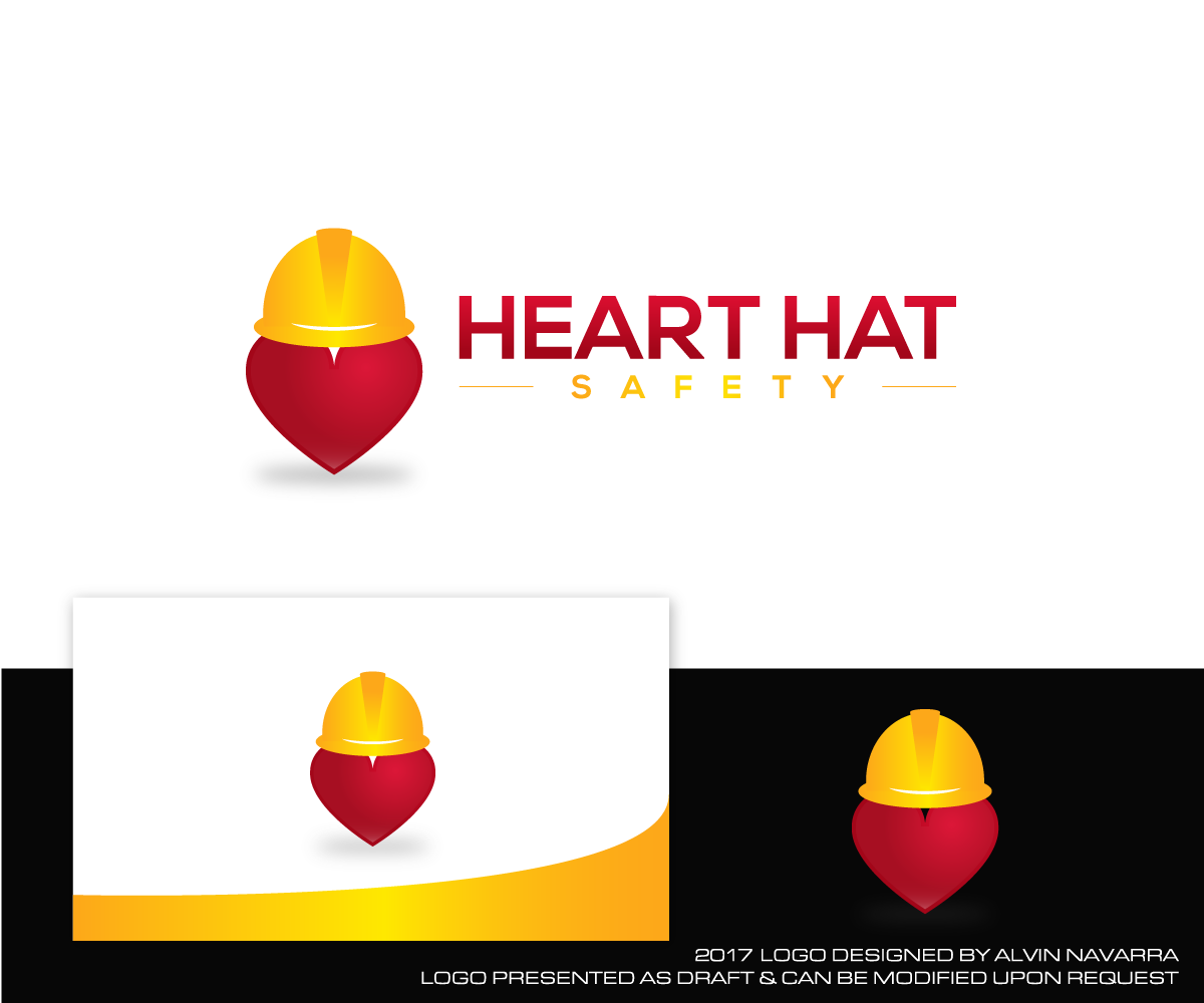 Logo Design by alvinnavarra for Heart Hat Safety | Design #15445199