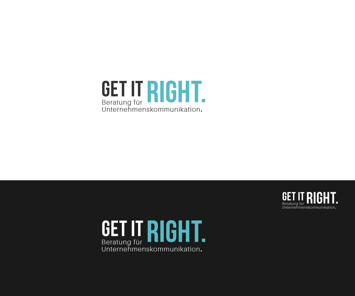 Logo-Design von cerus für Get it right. | Design #15457267
