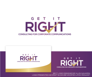 Diseño de Logo por alvinnavarra para Get it right. | Diseño: #15445239