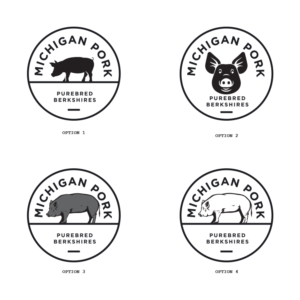Michigan Pork       Purebred Berkshires | Logo Design by Creative Juice