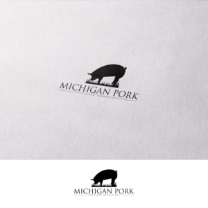 Michigan Pork       Purebred Berkshires | Logo-Design von DesignDUO