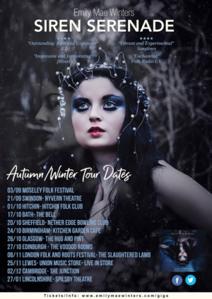 Emily Mae Winters- Siren Serenade- Autumn/Winter Tour Dates