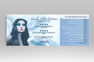 Emily Mae Winters- Siren Serenade- Autumn/Winter Tour Dates | Design de Flyer par Luniere Designs