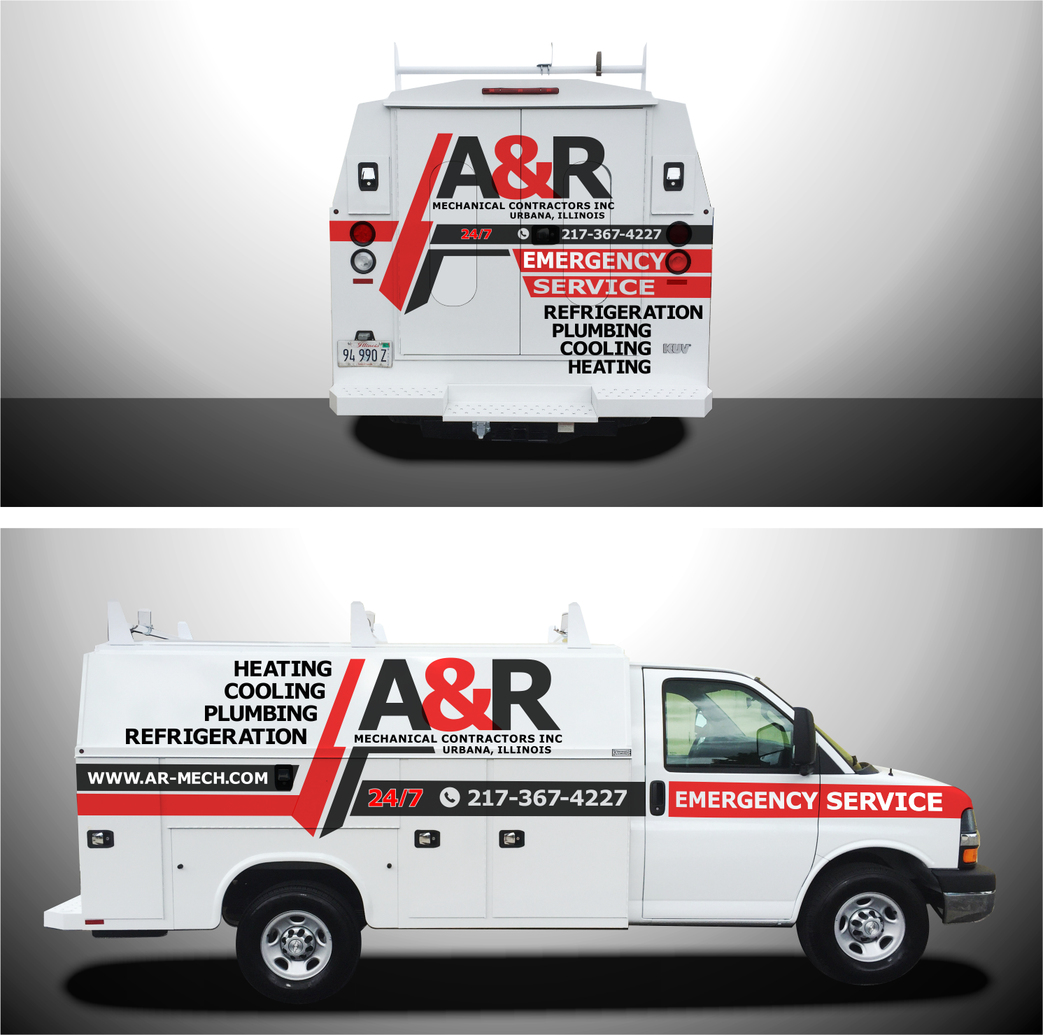 Diseño de Señalética por kolevvp para A&R Mechanical | Diseño #15401005