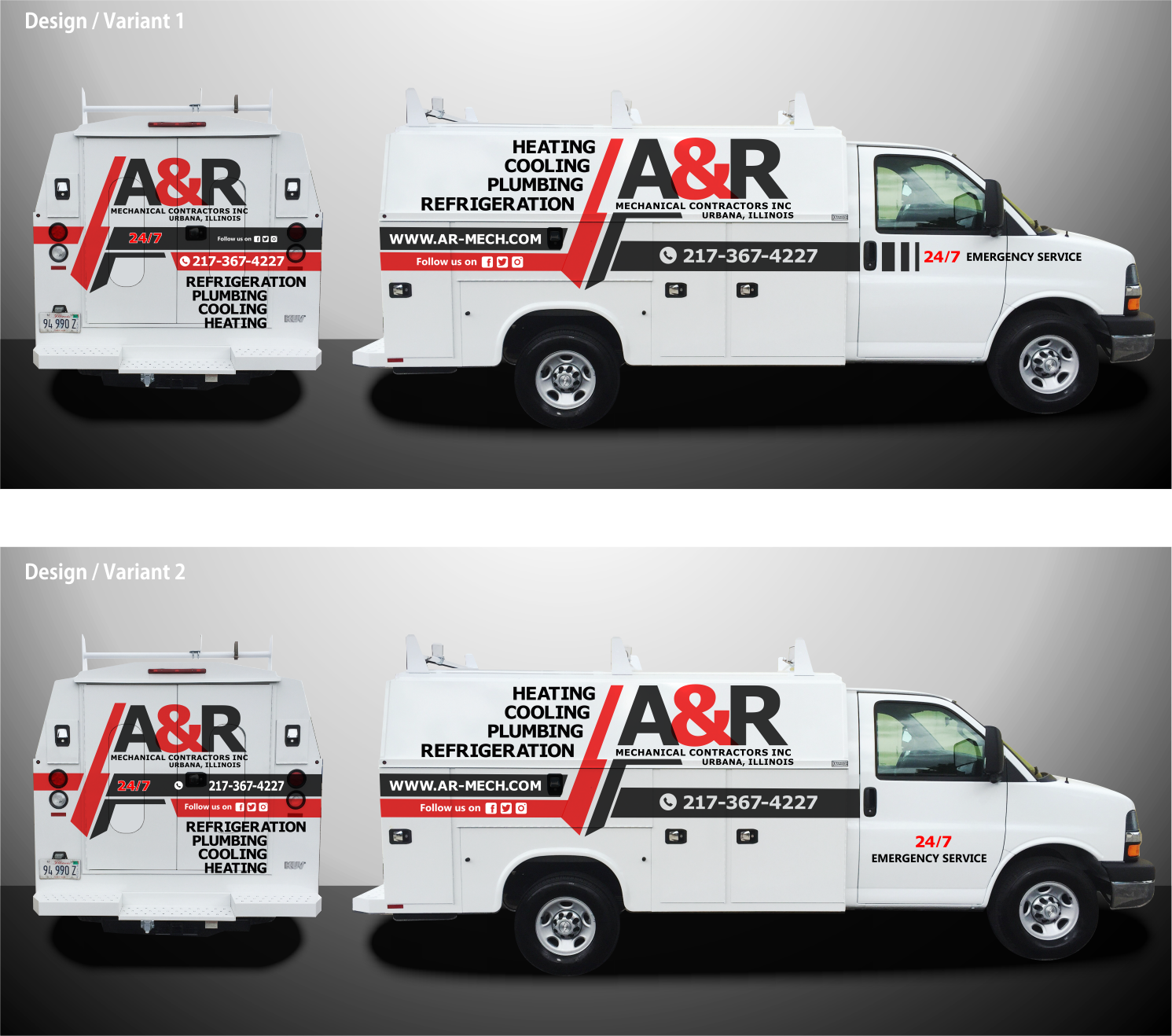 Signage Design by kolevvp for A&R Mechanical | Design #15484717