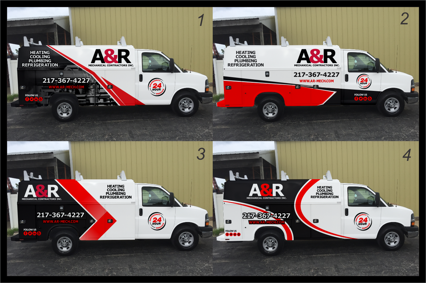 Signage Design by Anung Shudax for A&R Mechanical | Design #15395322