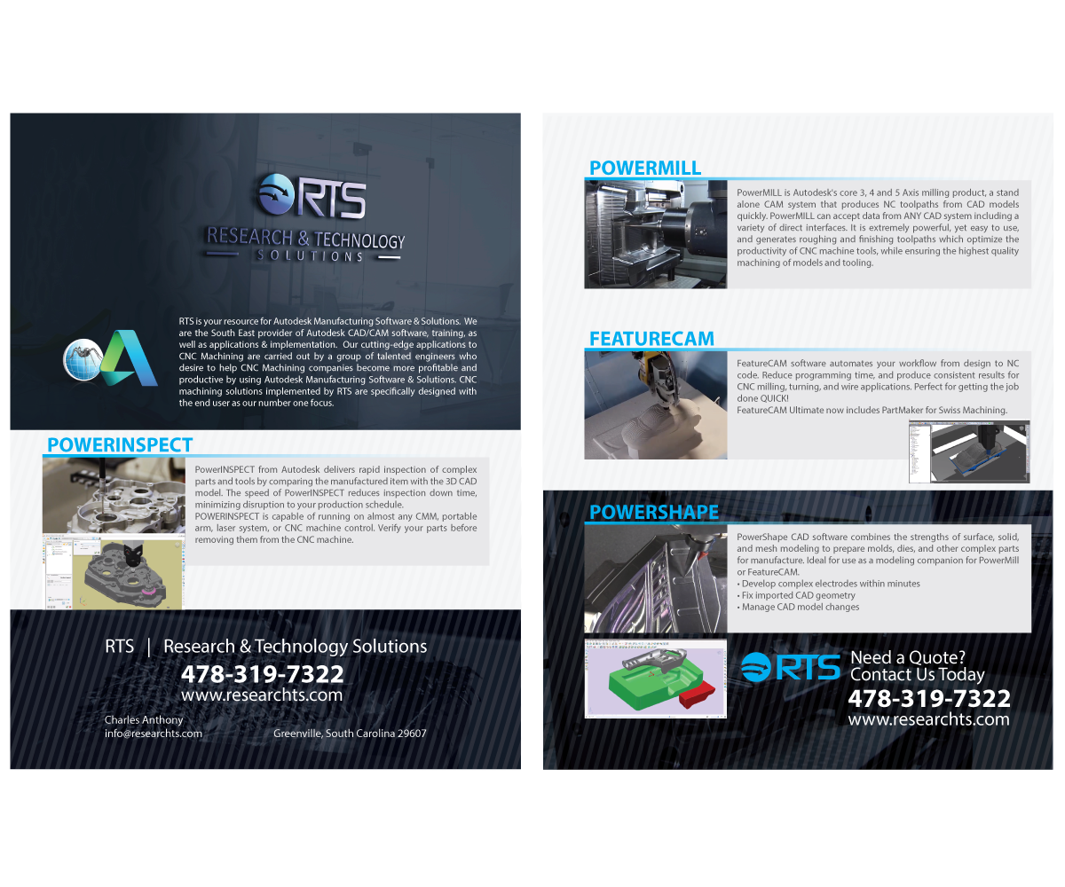 Flyer Design by Sergio Coelho for Research & Technology Solutions, LLC | Design #15452010
