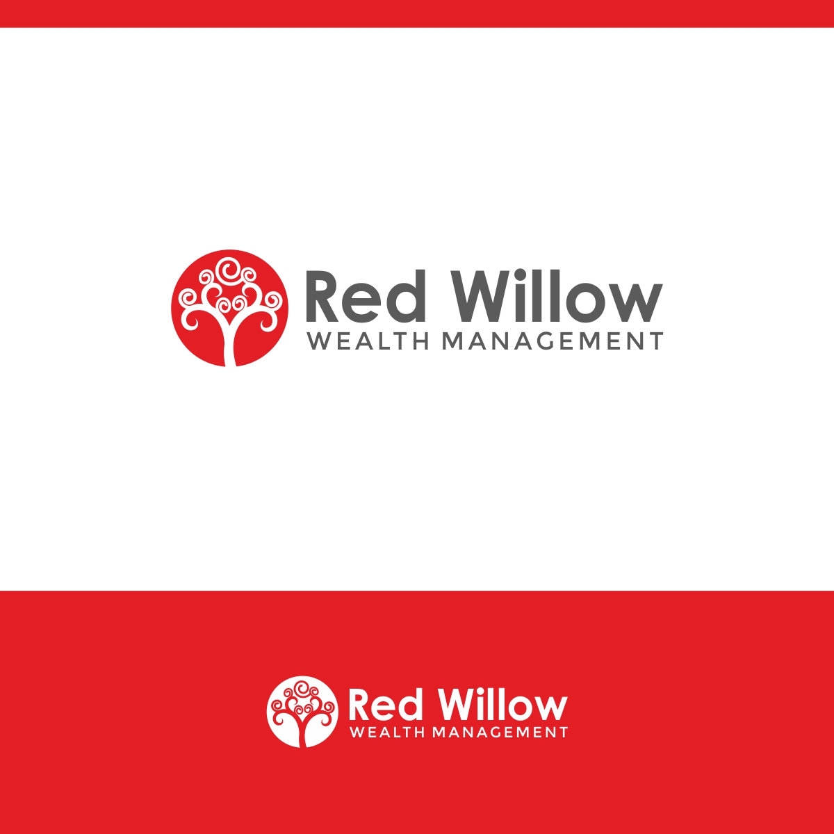 Logo-Design von e-graphics für Red Willow Wealth Management | Design #15385995