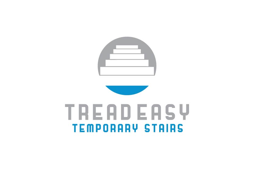 Logo Design by abstraxt for Tread Easy Temporary Stairs | Design #15406617