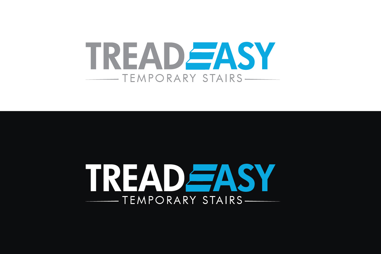 Logo Design by abstraxt for Tread Easy Temporary Stairs | Design #15406619