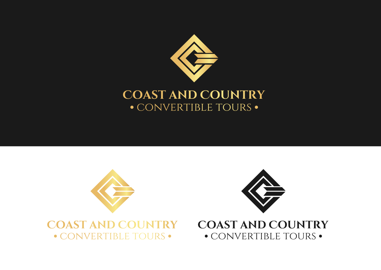 Logo-Design von Gita. für Coast and Country Convertible Tours | Design #15386110