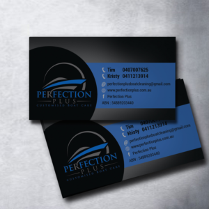 Business Card Design by uk for Perfection Plus boat cleaning  | Design: #15443314