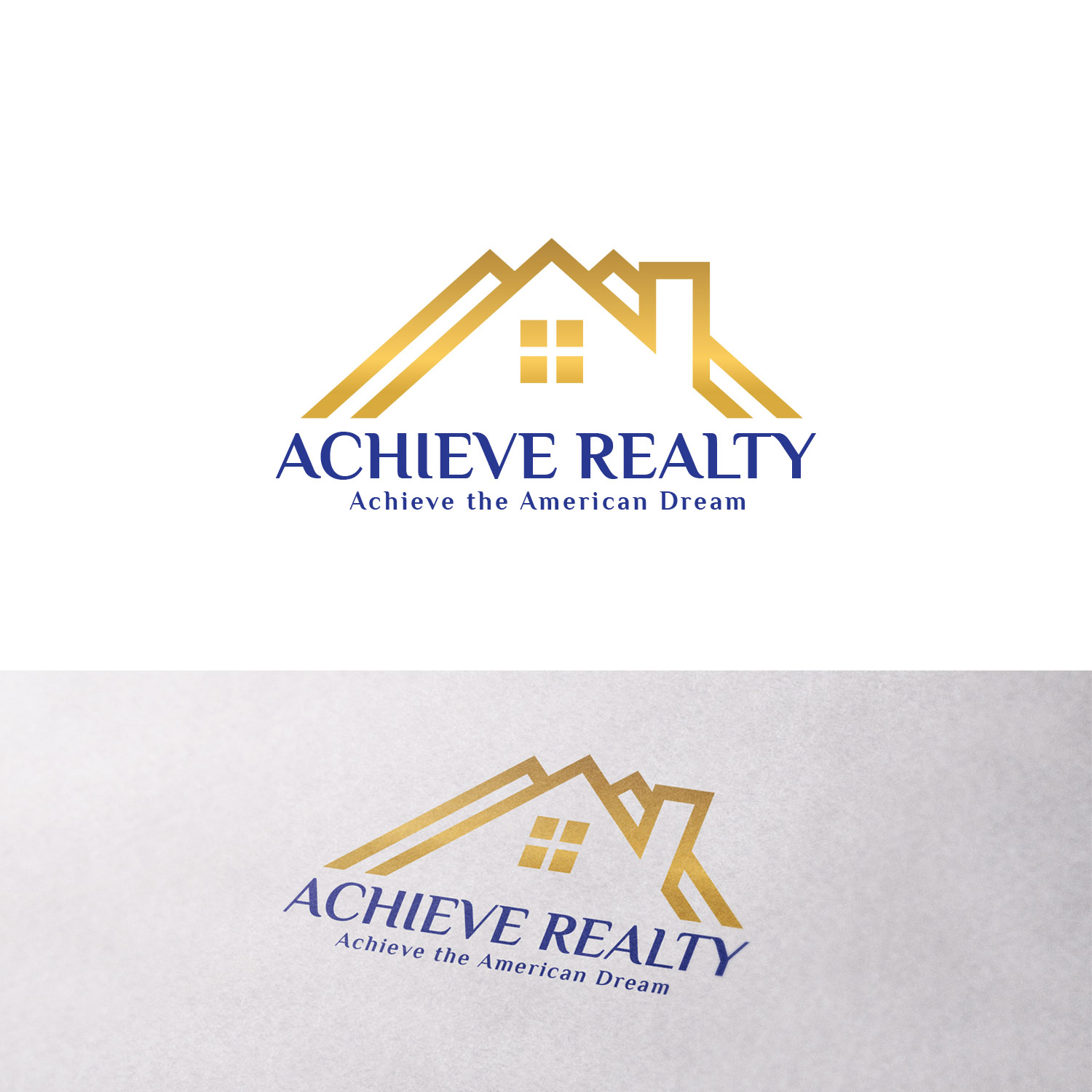 Logo Design by agung.rizky03 for Achieve Realty | Design #16035296