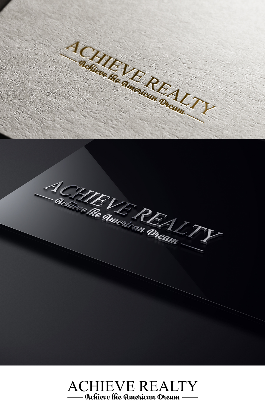 Logo Design by saeinpahore41504 for Achieve Realty | Design #16037059