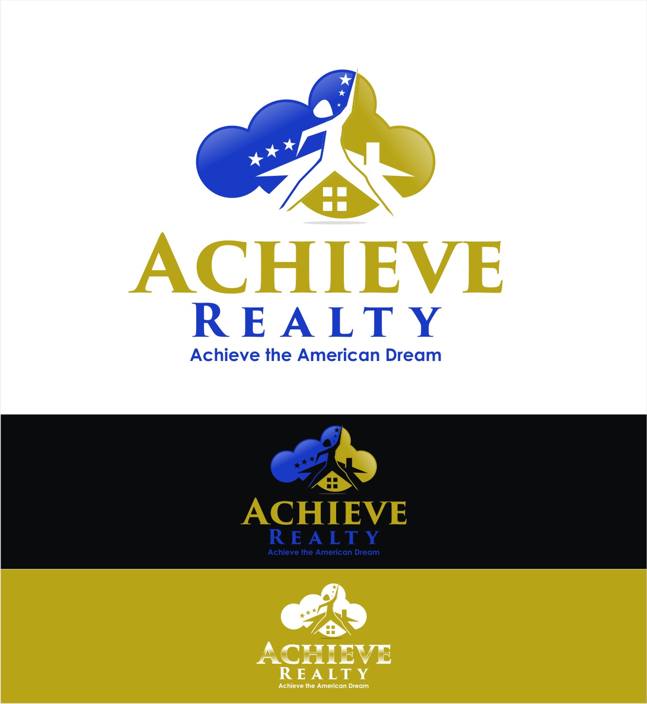 Logo Design by Soul Light for Achieve Realty | Design #16030509