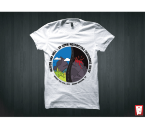 Motorcycle rally t-shirt design | Diseño de Camiseta por Taho Design