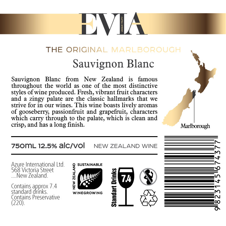 Label Design by MaxArt for Azure International Ltd | Design #16265138
