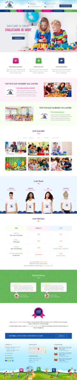 Top tots day nursery mlc limited  | Web Design par Tpith
