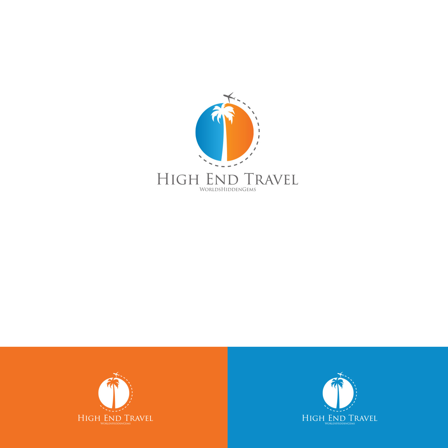 Logo Design by DesignDUO for High End Travel | Design #15415164