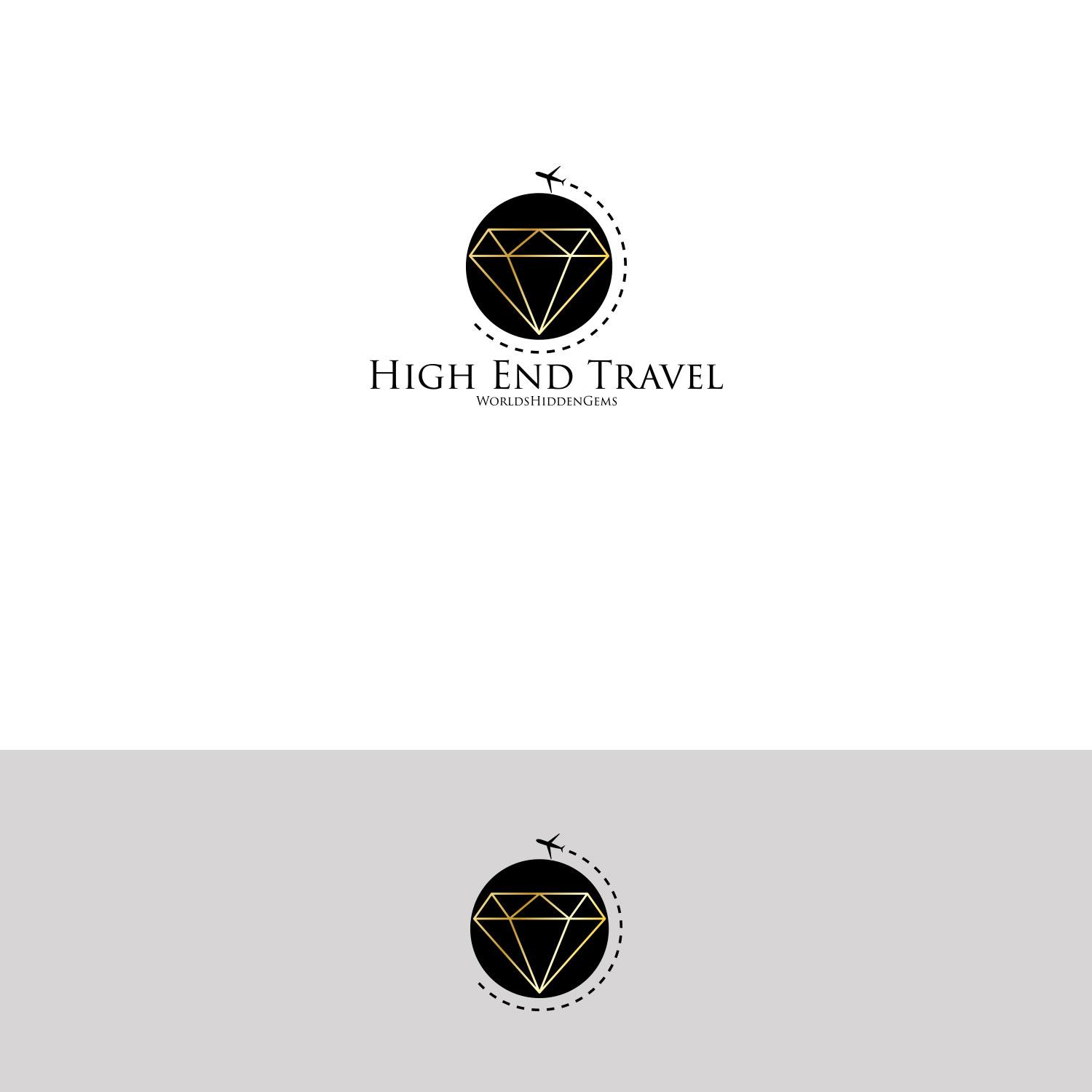 Diseño de Logo por DesignDUO para High End Travel | Diseño #15418228