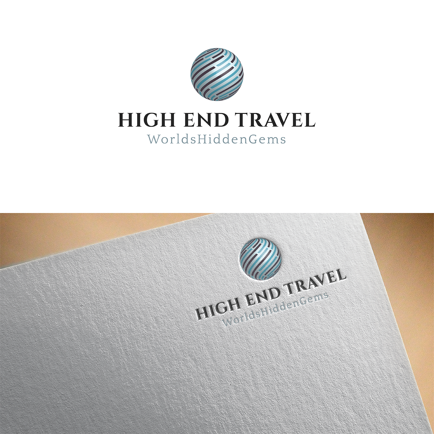 Logo Design by Maximilian.Design for High End Travel | Design #15408820
