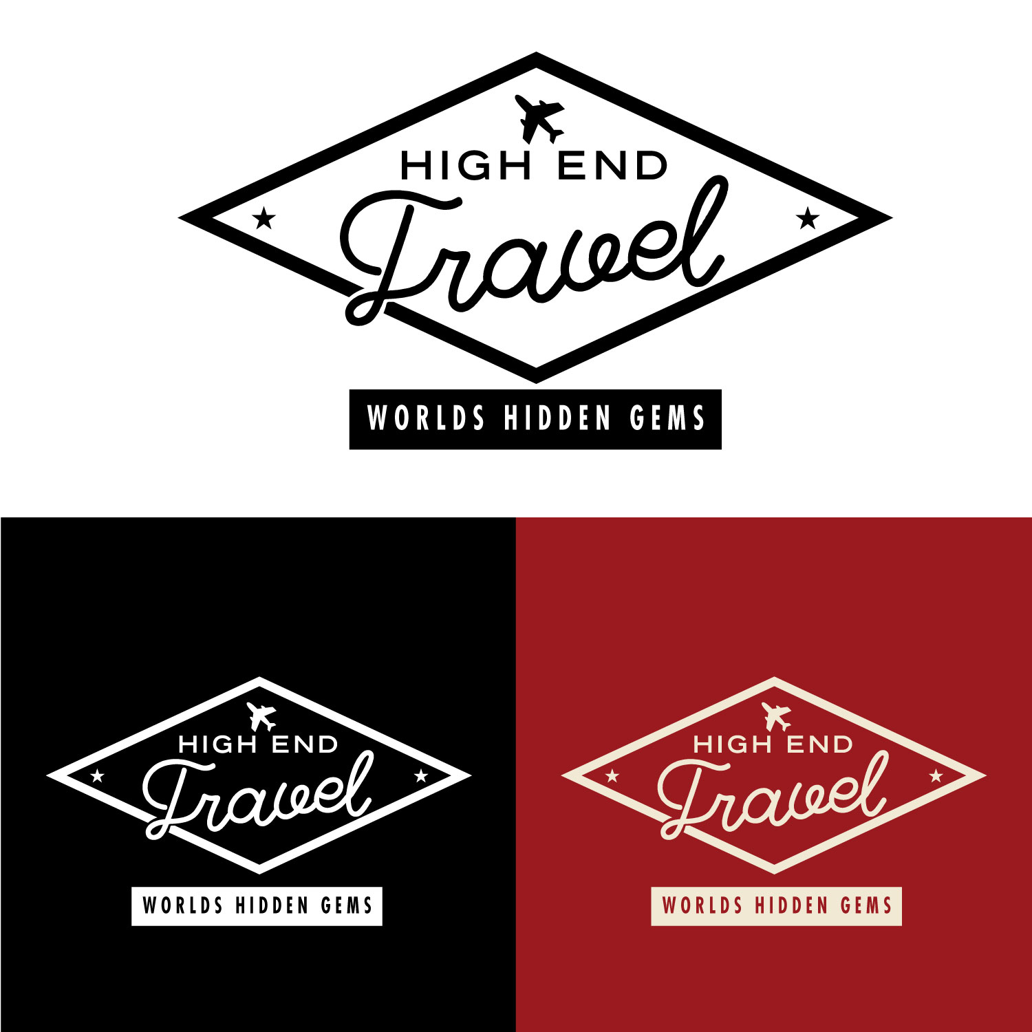 Logo-Design von M.A.D. Co für High End Travel | Design #15419966