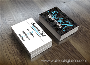 Business Card Design by galleria.by.leah for this project | Design: #2619100