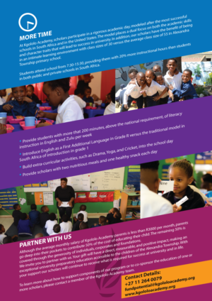 Flyer Design by Sergio Coelho for Kgololo Academy | Design: #15405733