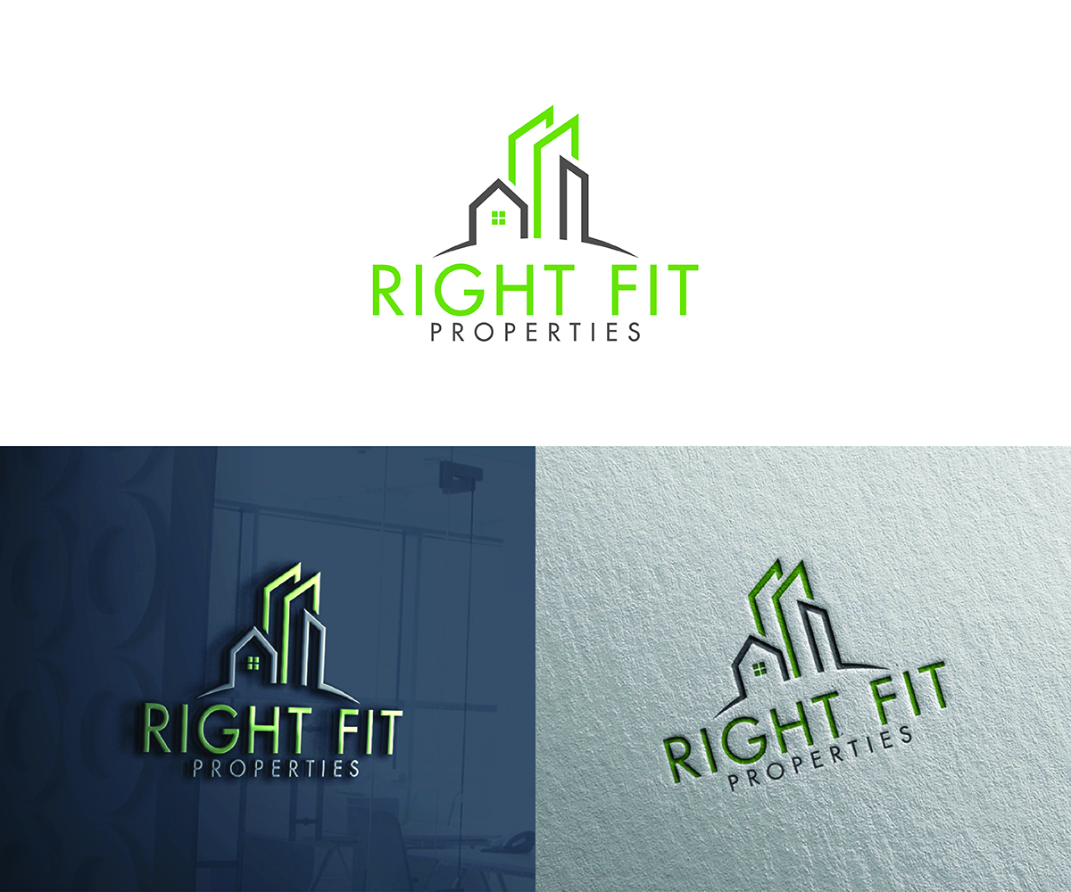 Logo Design by eMARK for Right Fit Properties (UK) Limited | Design #15405399