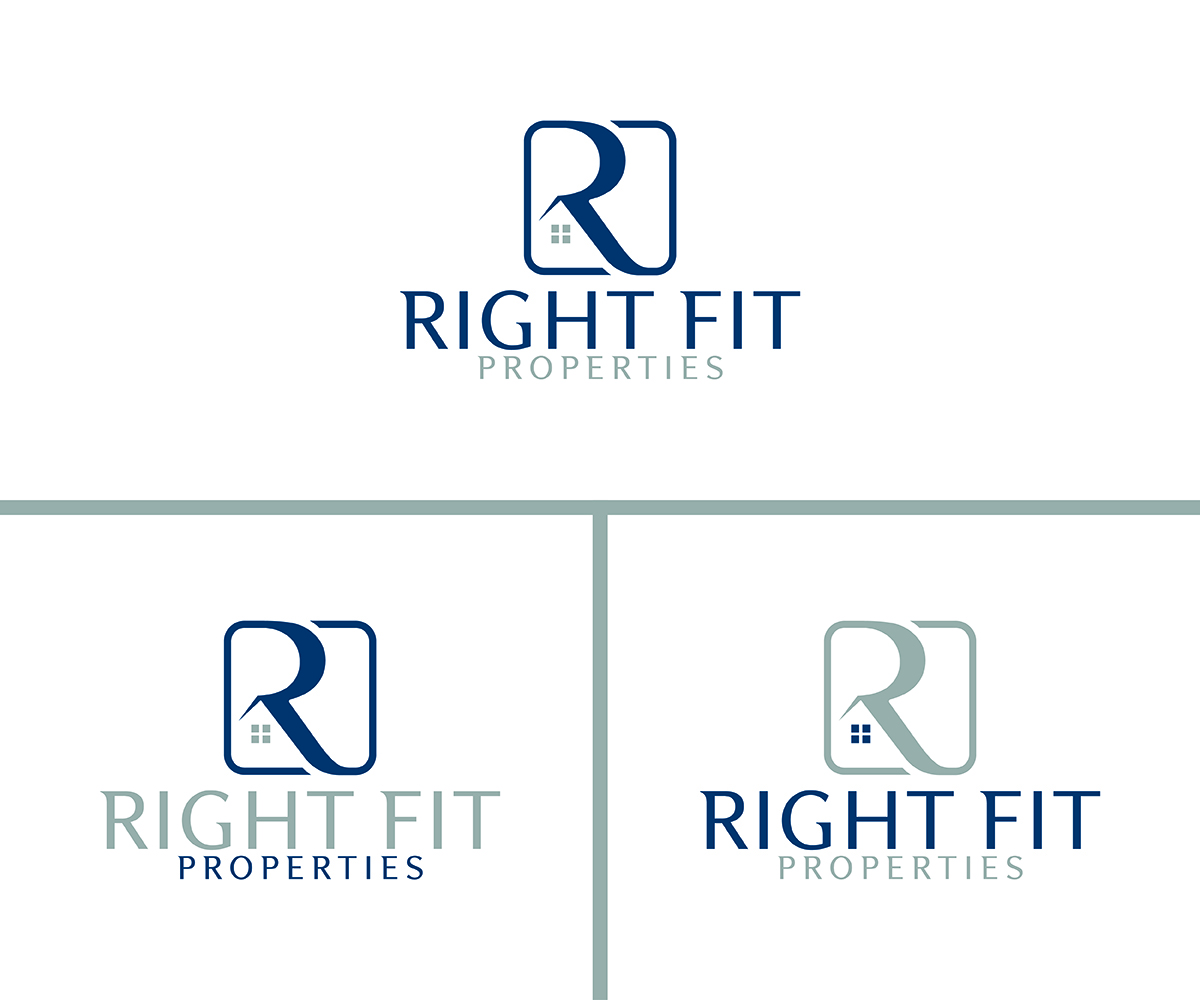 Logo-Design von eMARK für Right Fit Properties (UK) Limited | Design #15426781